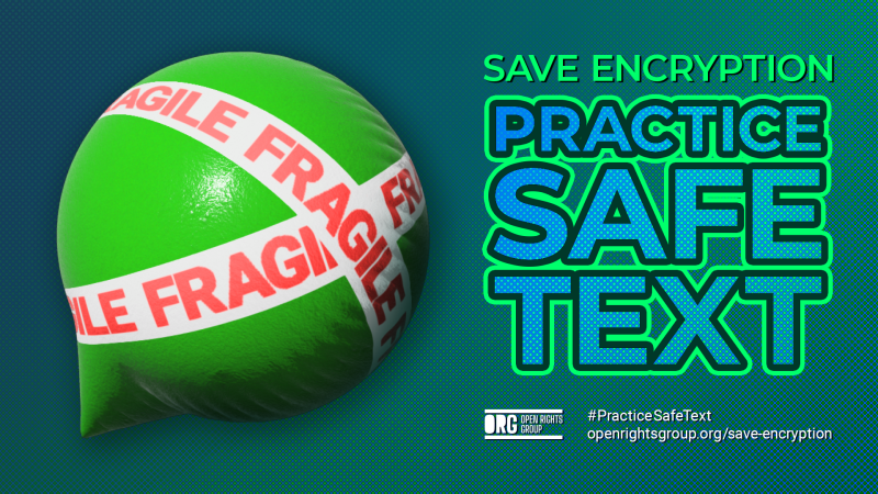 Practice safe text banner 