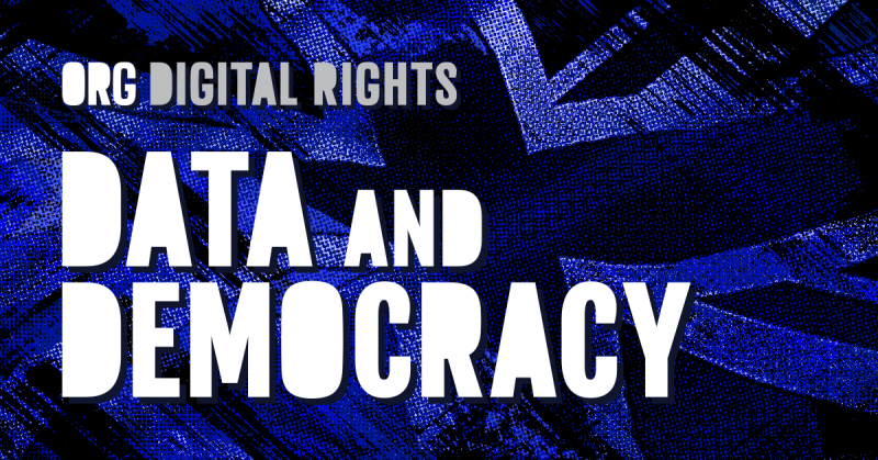 Data and democracy banner image
